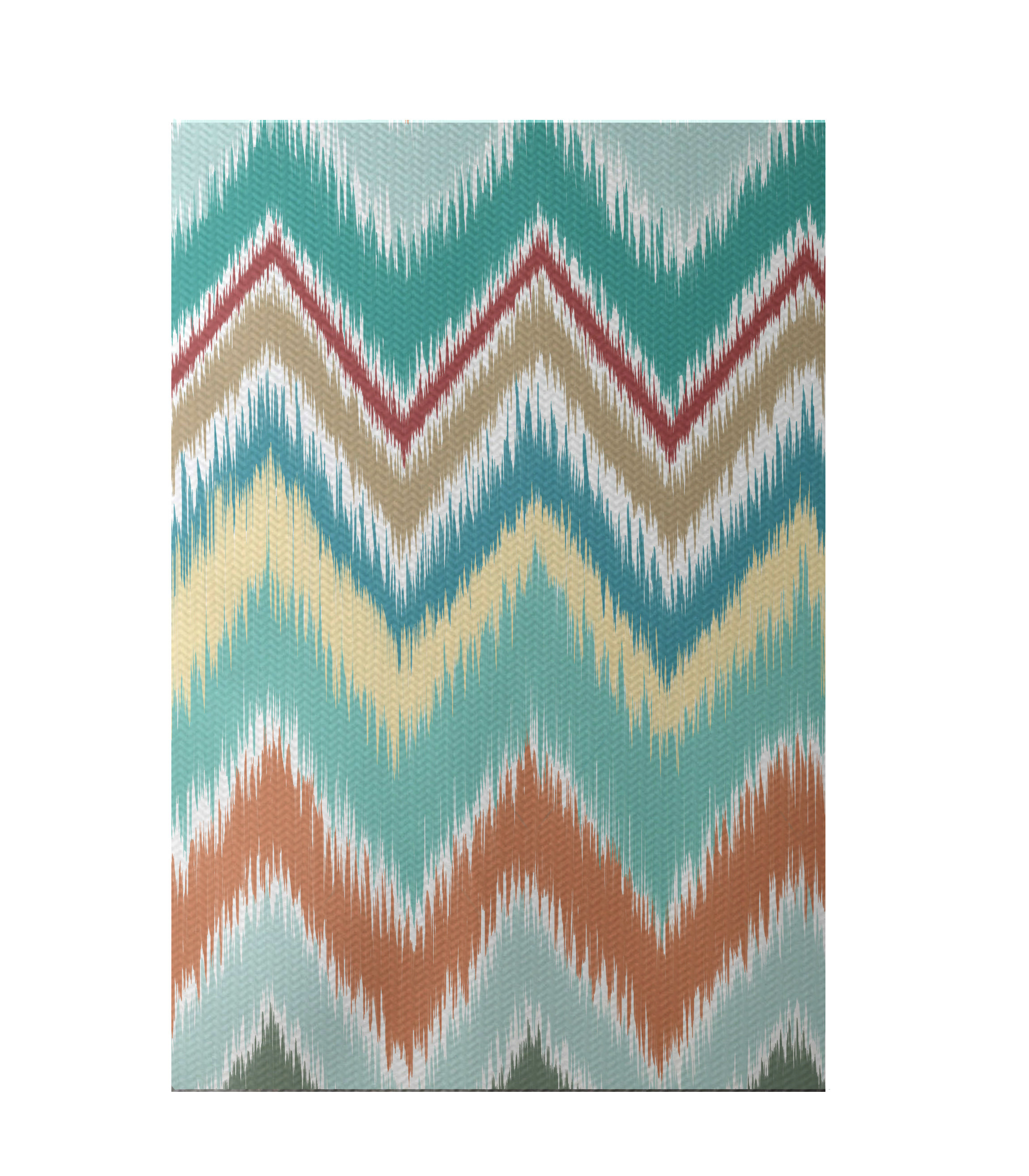 Kess InHouse Robin Dickinson Break Free /& Soar Teal Ocean Wave Memory Foam/ Bath Mat 24 by 36