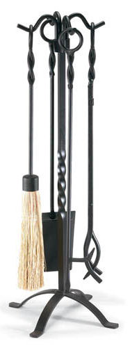 Twirl 5 Piece Iron Fireplace Tool Set by Pilgrim Hearth