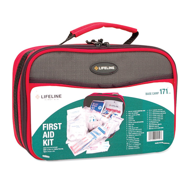 171 Piece Base Camp First Aid Kit by Lifeline