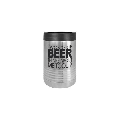 Stainless Steel Can Cooler Trinx Color Silver