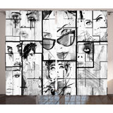Paris Print Curtains Wayfair