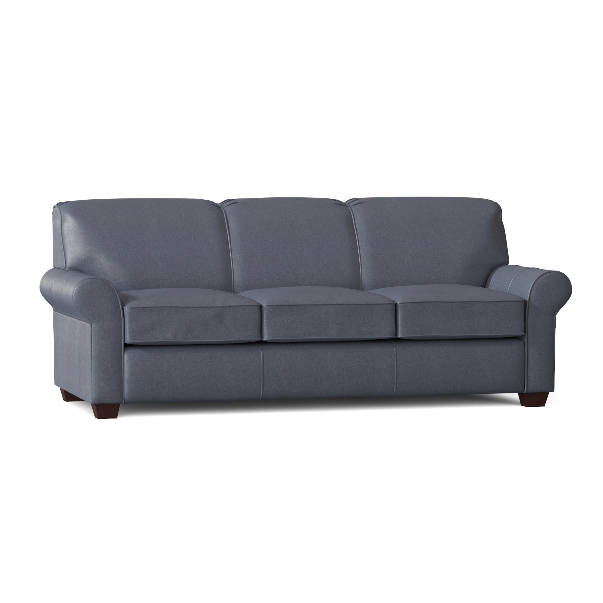 Wayfair Custom Upholstery Jennifer Leather 81 Rolled Arms Sofa Wayfair Custom Upholstery Jennifer