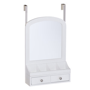 Moriah Over the Door Jewelry Armoire with Mirror by Alcott Hill