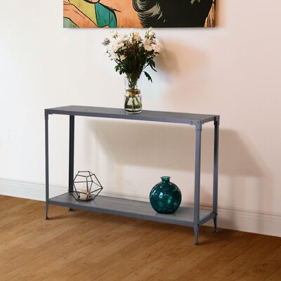 17 Stories Nishimura 48" Console Table  Color: Rustic Gray