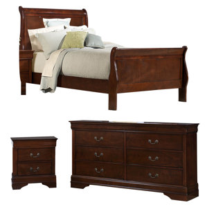 Mayville Sleigh Configurable Bedroom Set by Woodhaven Hill