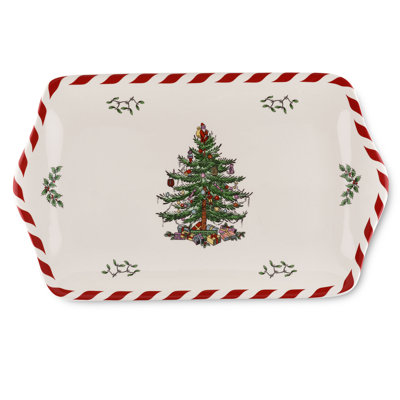 Christmas Tree Peppermint Platter Spode