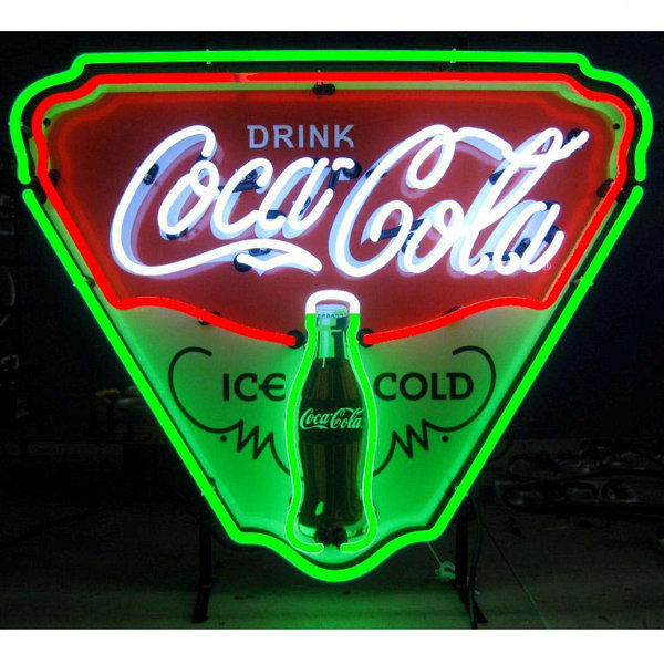 Coca-Cola Ice Cold Shield Neon Sign by Neonetics