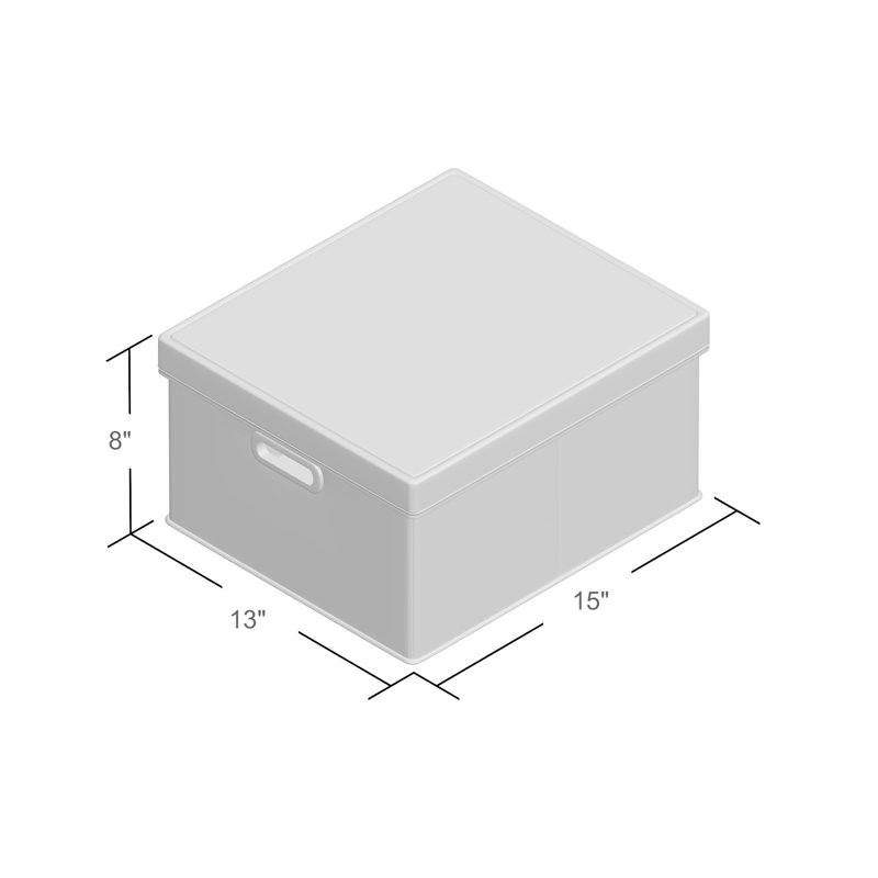 Wayfair Basics™ Wayfair Basics Storage Box with Lid & Reviews Wayfair