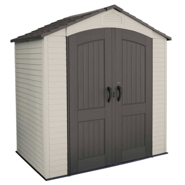 Lifetime 7 ft. W x 4 ft. 5 in. D Plastic Storage Shed 