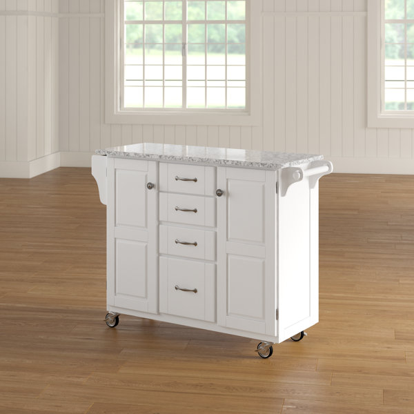 Legler-a-Cart Kitchen Island With Granite Top By Millwood Pines Coupon