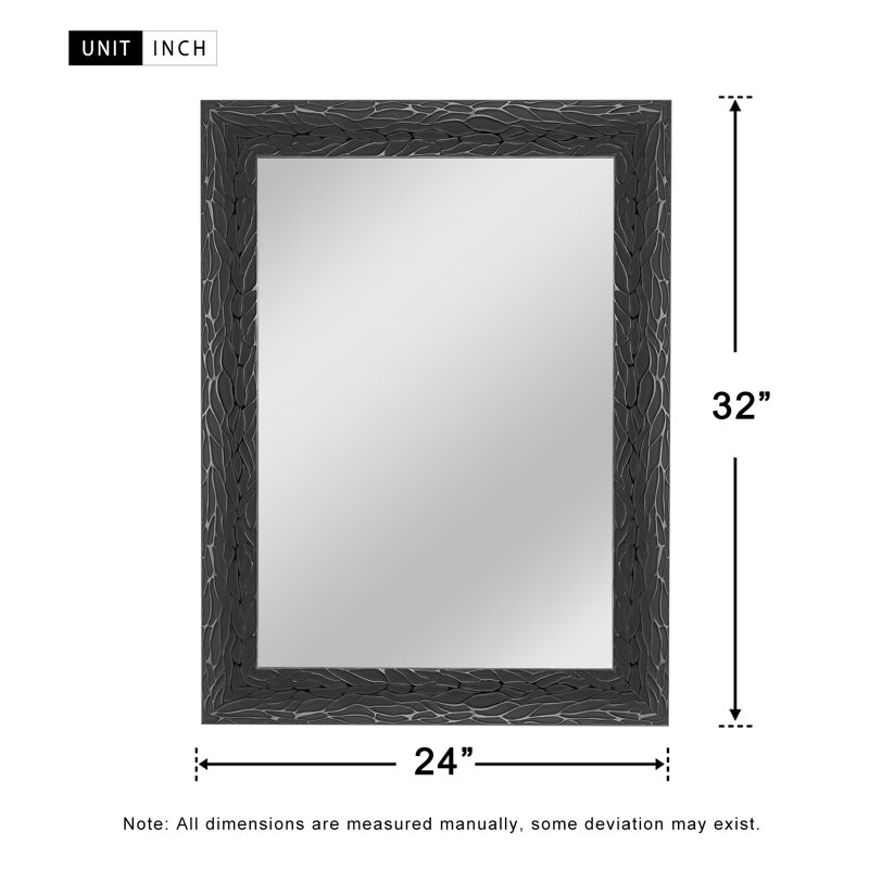 Laude Run Gefen Modern Bathroom Mirror Wayfair Gefen Modern Bathroom Mirror