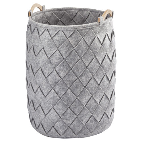 Aquanova - Amy Laundry Basket - Silver Grey