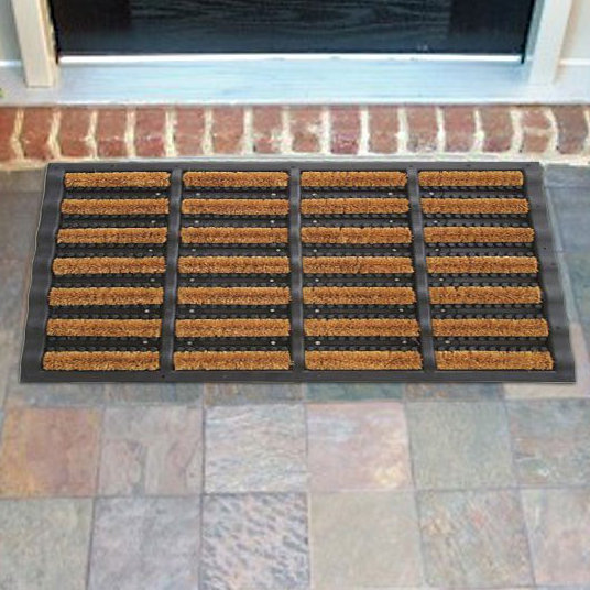 Symple Stuff Rubber Coir Tuffscrape Doormat Reviews Wayfair Co Uk