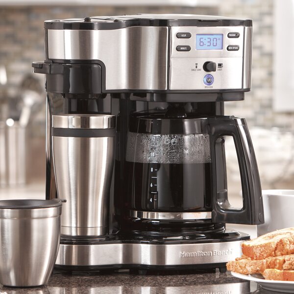 The Scoop Two Way 12-Cup Brewer Coffee Maker by Hamilton Beach