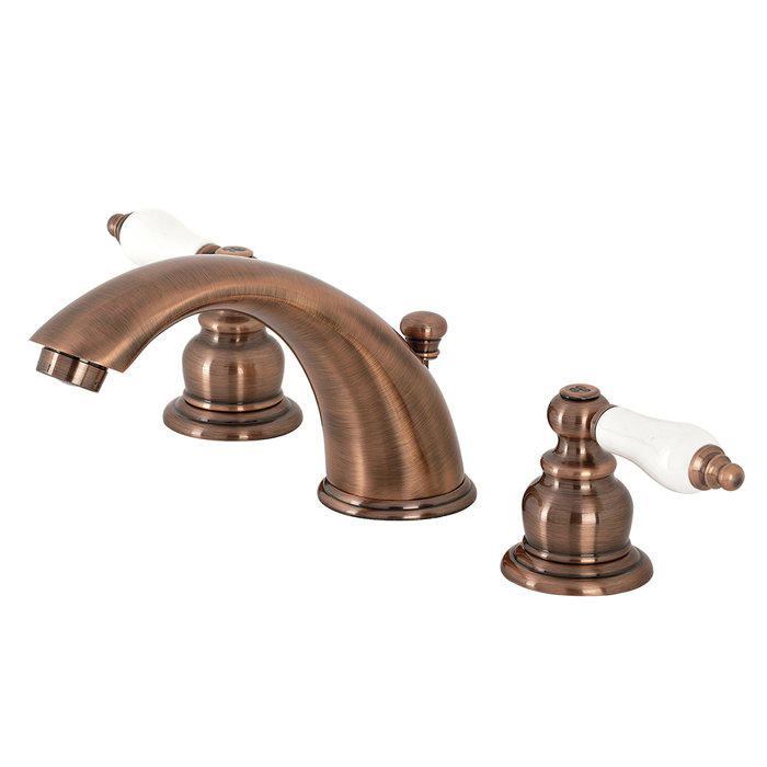 Kingston Brass Magellan Widespread Bathroom Faucet With Abs Pop Up