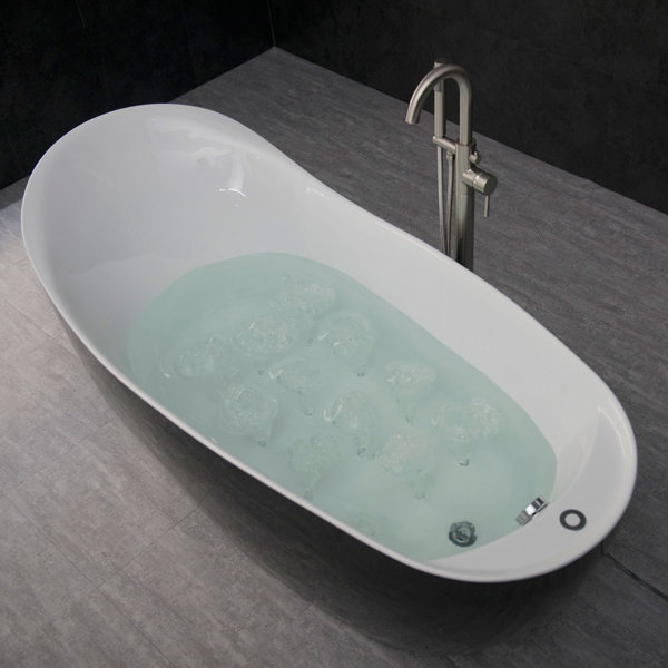 Batts 67 x 32 Freestanding Air Bathtub by Orren Ellis