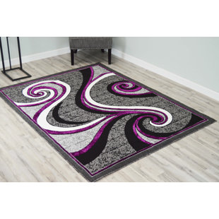 Abstract Purple Area Rugs You Ll Love In 2021 Wayfair