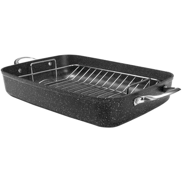 Starfrit the Rock™ 17 Roaster with Rack and Handle by Starfrit| @ $101.99