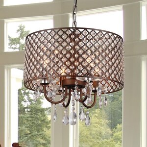 Gautier 4-Light Crystal Chandelier