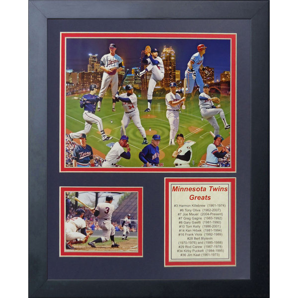 Minnesota Twins Greats Framed Memorabilia by Legends Never Die