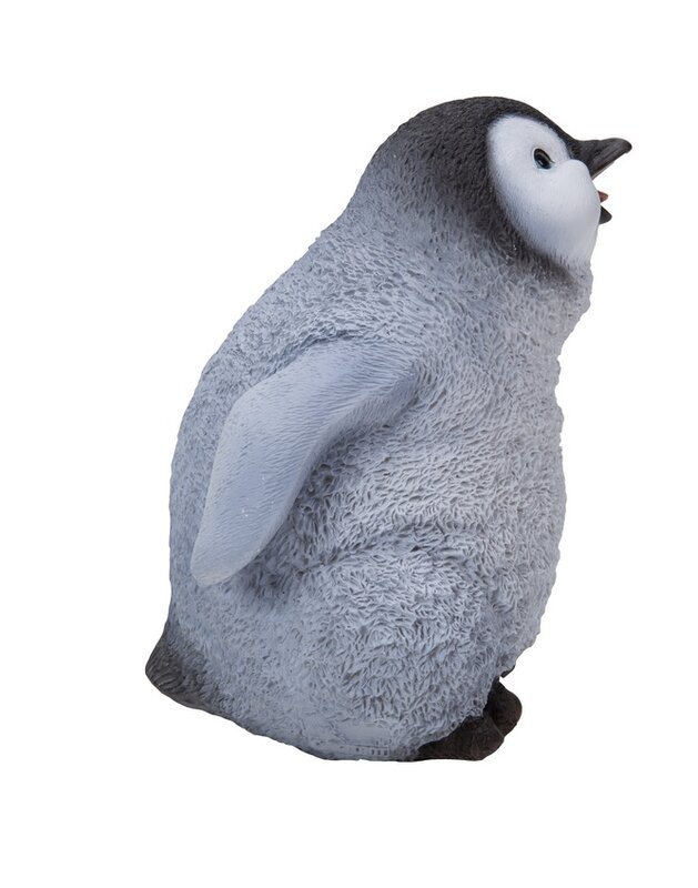 plastic penguin statue