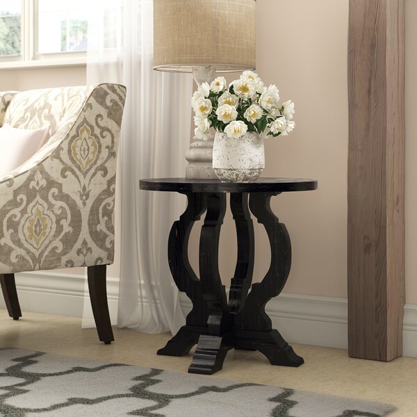 Patio Furniture Indurial Pedestal End Table