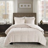 White Faux Fur Comforter Wayfair