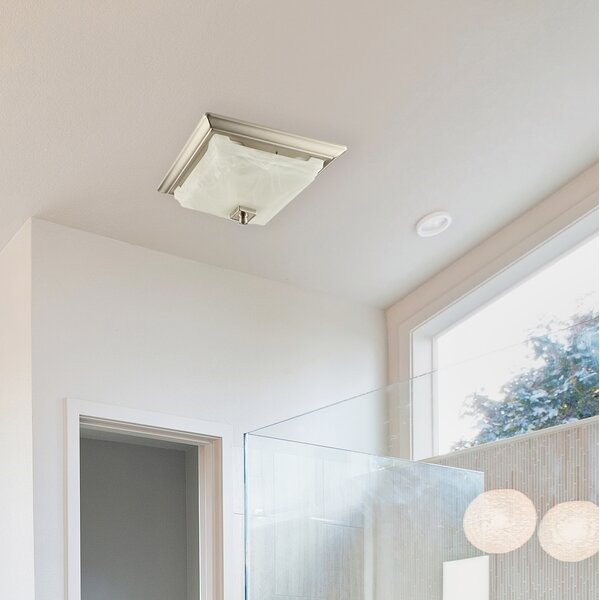 110 CFM Bathroom Fan with Light by Lift Bridge Kitchen & Bath