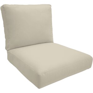 Knife Edge Outdoor Lounge Chair Cushionu00a0