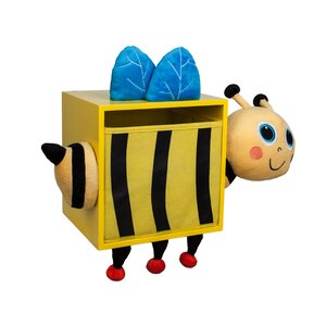 Concetta Plush Bee Kids Wall Toy Organizer