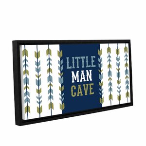 Aida Little Man Cave Arrows Framed Art