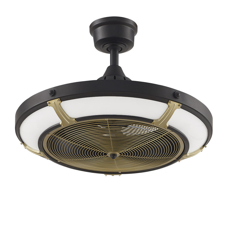 Fanimation 12" Pickett 3 Blade Outdoor Ceiling Fan with ...