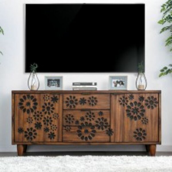 Tardiff Solid Wood TV Stand For TVs Up To 70
