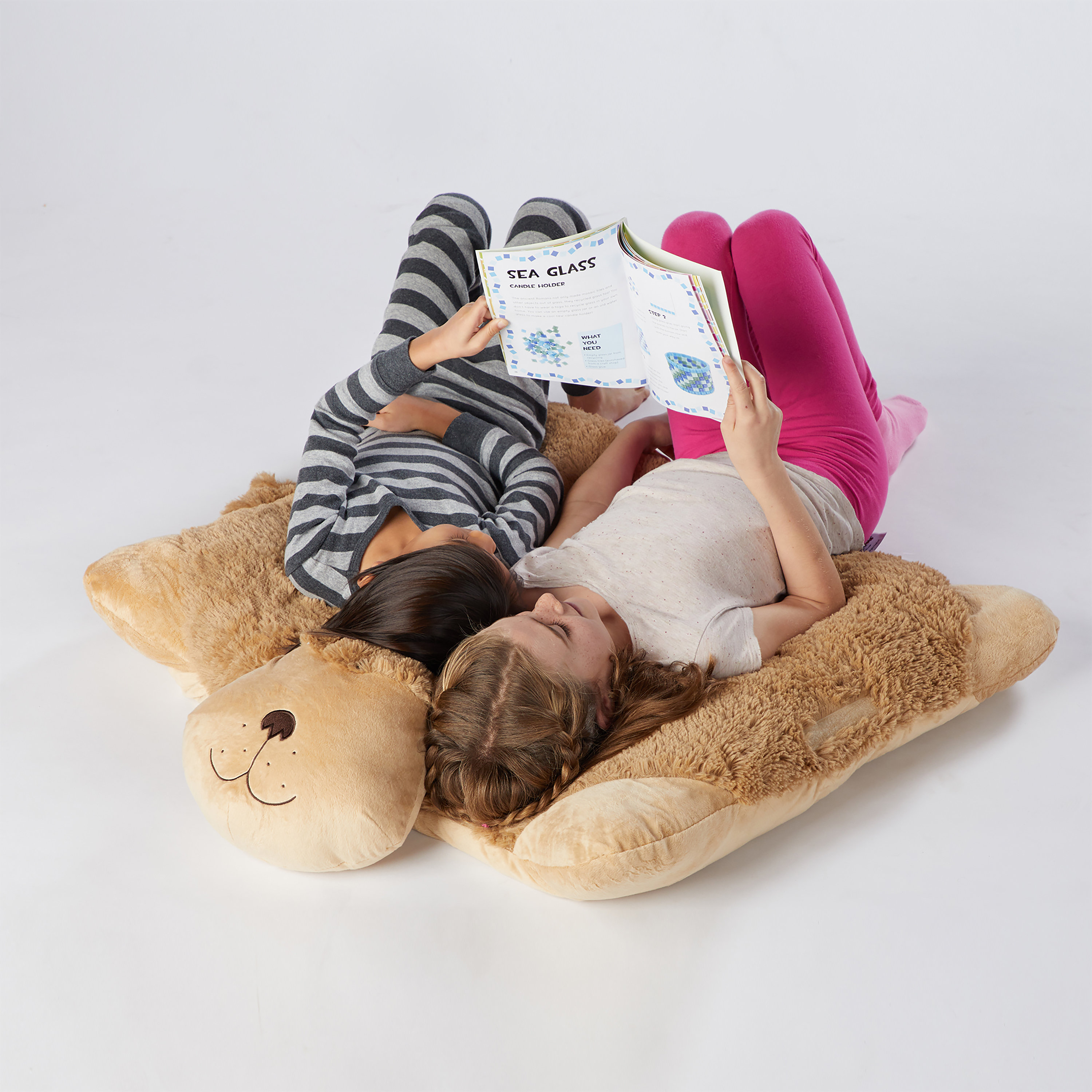 Pillowpets Jumboz Snuggly Puppy Plush Floor Pillow Reviews Wayfair