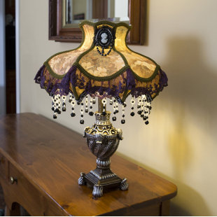 victorian table lamps with fringe