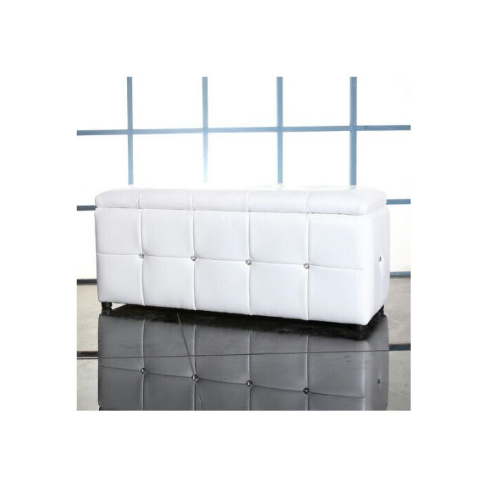 Warehouse Of Tiffany Forza Upholstered Storage Bench Reviews
