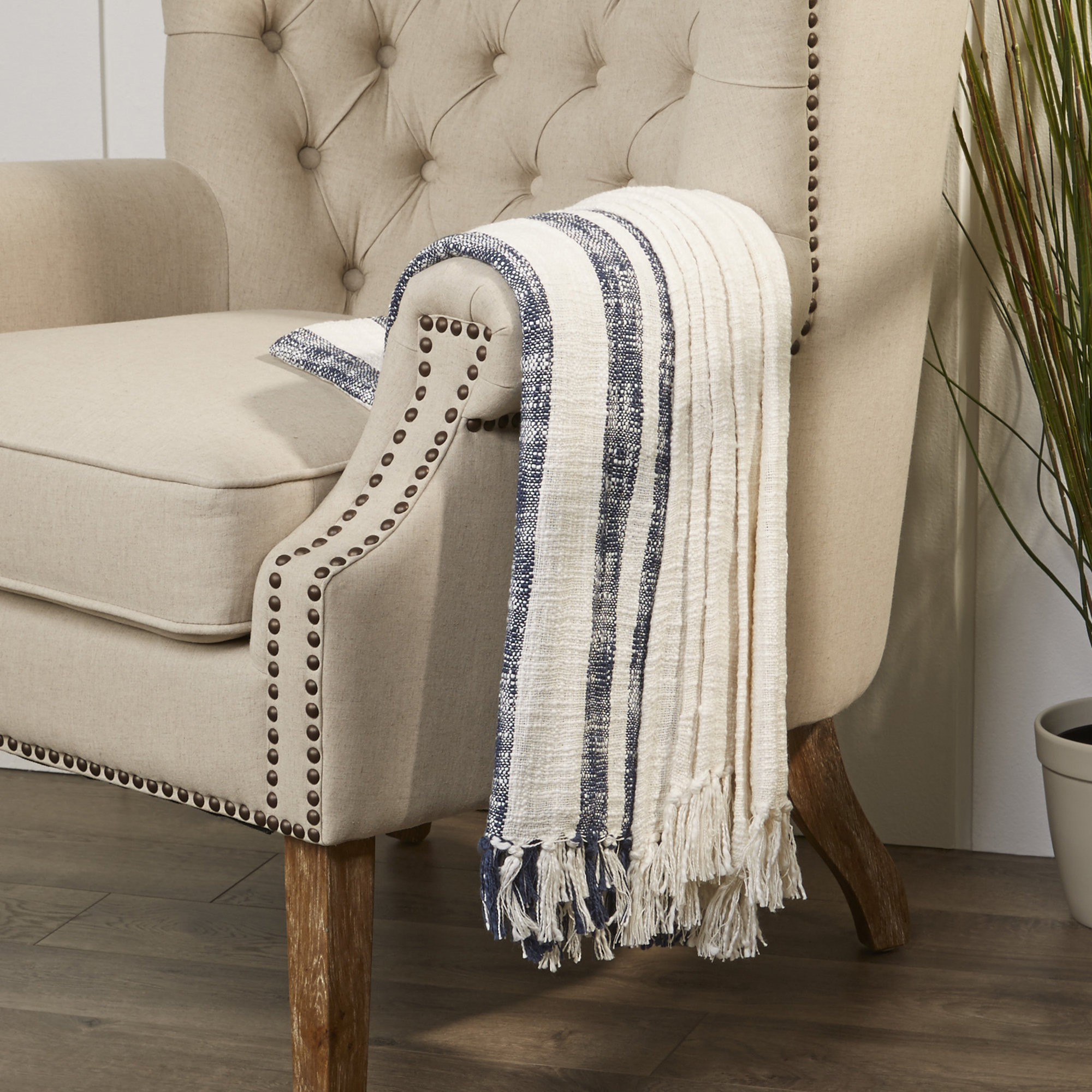 Eider Ivory Dominika Cotton Throw Reviews Wayfair