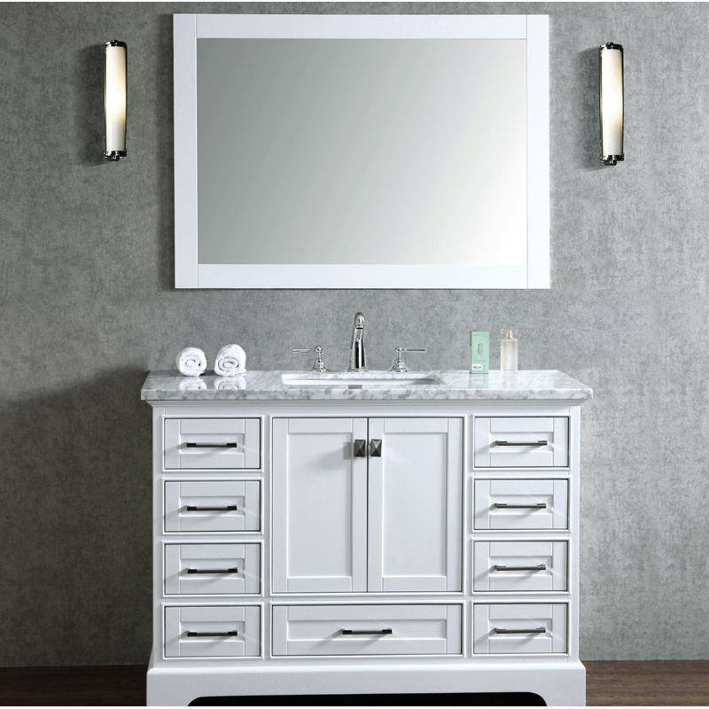 Willa Arlo Interiors Stian 48 Single Sink Bathroom Vanity Set