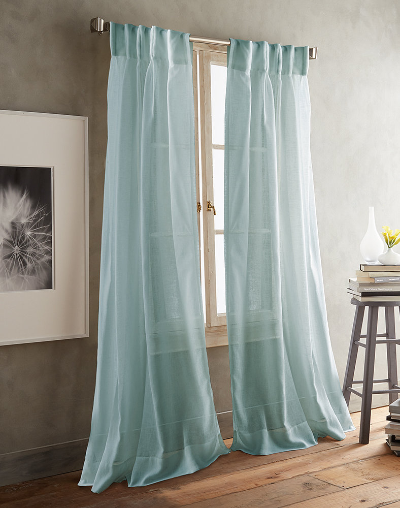 Paradox Inverted Pleat Solid Sheer Curtain Panels Reviews Joss