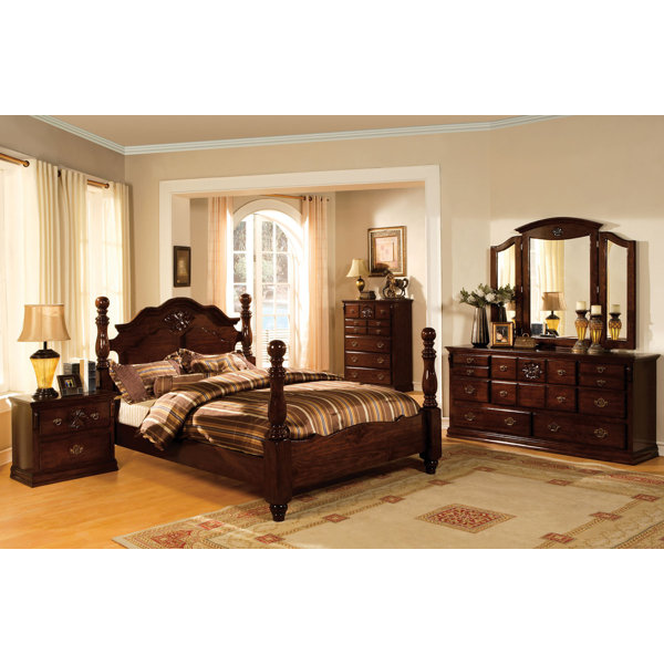 Great price Ricciardi Four Poster Configurable Bedroom Set By Astoria Grand Spacial Price
