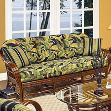 Amarillo Sofa by Boca Rattan