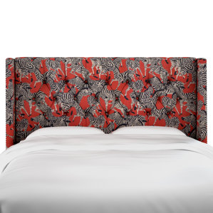Fiskars Tufted Linen Upholstered Wingb..
