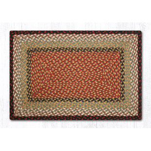 Machine Washable Braided Rug Wayfair Burgundy Mustard Braided Area Rug