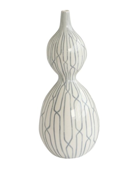 Linking Trellis Double Bulb Vase by DwellStudio