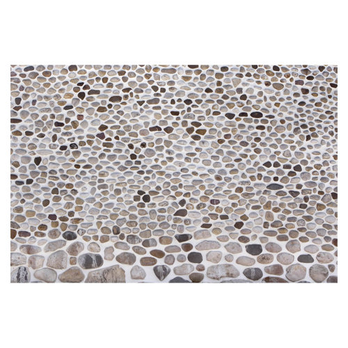 Andalusian Stone Wall 2.25m x 3.36m Textured Matte Peel & Stick Wall Mural East Urban Home