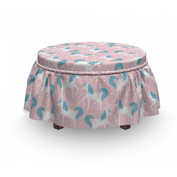 Horse Ottoman Slipcover (Set Of 2) By East Urban Home