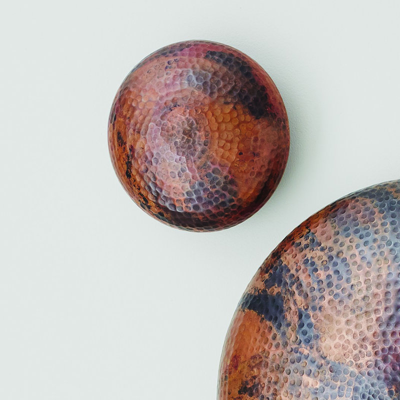 Global Views Large Burnt Copper Disc Wall Decor Wayfair