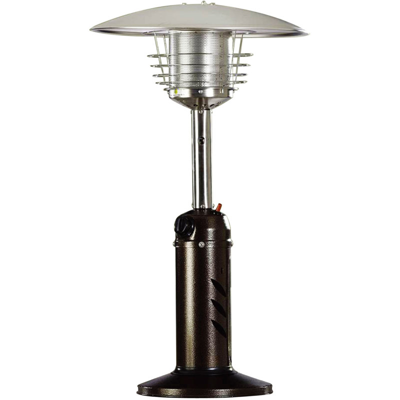 Hanover Mini Umbrella 11000 Propane Tabletop Patio Heater Wayfair