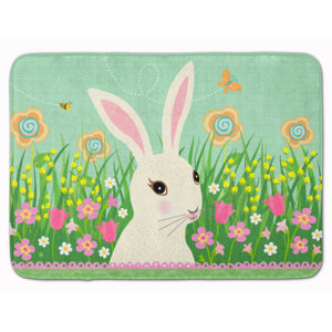 Easter Bunny Rabbit Memory Foam Bath Rug
