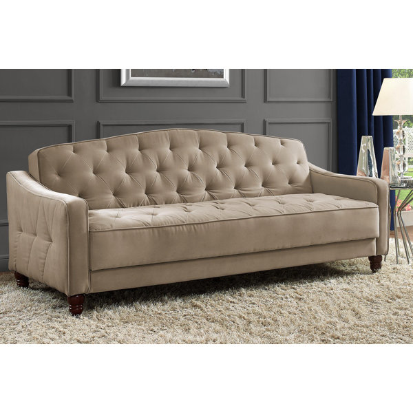 Taupe Tufted Sofa Wayfair